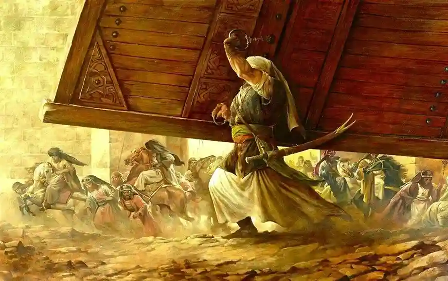 ماجرای فتح قلعه خیبر به دست امام علی (ع) _ چگونه امام علی (ع) درِ قلعه خیبر را کند؟