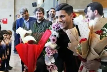 استقبال باشکوه از مهدی الفتی، قهرمان طلایی ژیمناستیک آسیا در گرگان