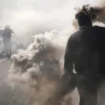 اعتراض شدید مهاجران در آمریکا به سیاست‌ های ترامپ _ سرکوب با گاز اشک‌ آور در لس‌ آنجلس + عکس