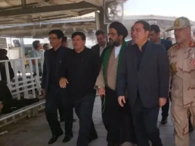 بازدید سرزده استاندار ایلام از مرز مهران _ تاکید بر تسهیل تردد زائران در آستانه عید قربان