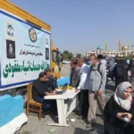 پست تهران در مسیر زائران حرم امام(ره) _ خدمات پستی ویژه در چهاردهم خرداد