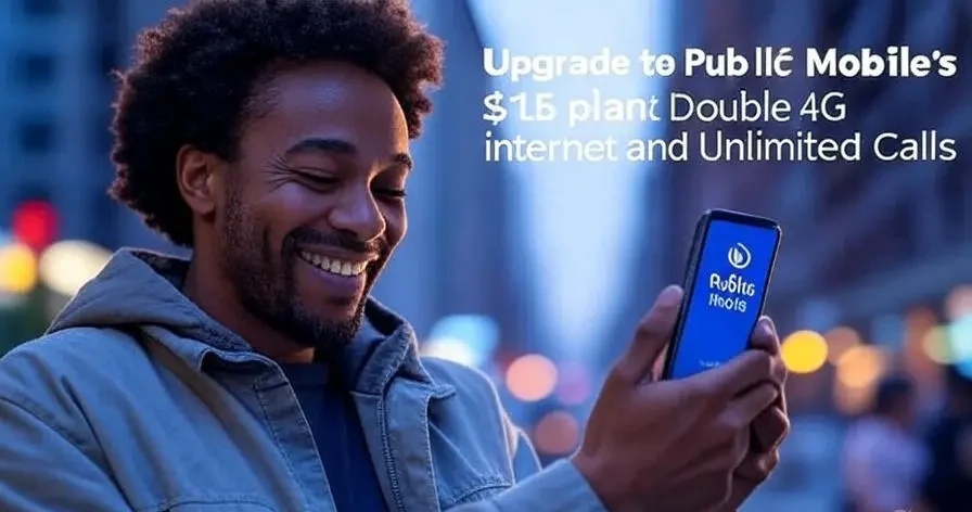 ارتقای شگفت‌انگیز طرح ۱۵ دلاری Public Mobile: دو برابر اینترنت 4G و تماس نامحدود فقط برای مشتریان قدیمی!