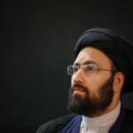 دیدار سید علی خمینی با پدر دبیرکل حزب‌الله لبنان؛ حضور پسر شهید نصرالله