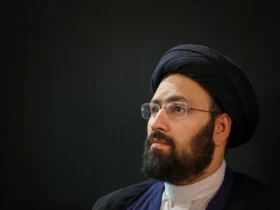 دیدار سید علی خمینی با پدر دبیرکل حزب‌الله لبنان؛ حضور پسر شهید نصرالله
