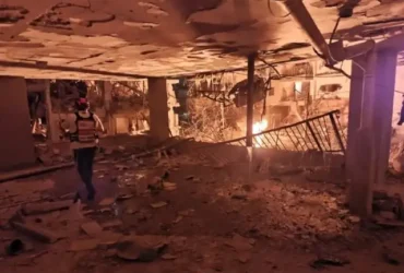 تخریب گسترده در بات یام بر اثر حمله موشکی ایران