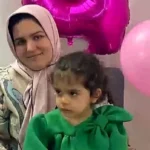 تشییع پیکر کوچک‌ترین شهید ایران؛ شهید زهرا برزگر دختر سه‌ ساله‌ ایران