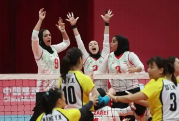 برد قاطع زنان ایران مقابل استرالیا در والیبال نشسته قهرمانی آسیا