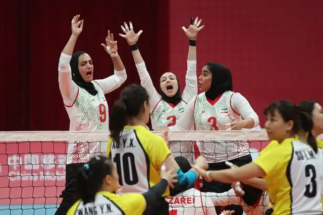 برد قاطع زنان ایران مقابل استرالیا در والیبال نشسته قهرمانی آسیا