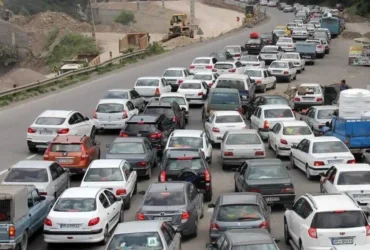 تردد یک‌طرفه در آزادراه تهران – شمال _ هشدار درباره ترافیک سنگین مسیر مازندران