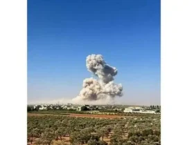 وقوع انفجار مهیب در اطراف فرودگاه حلب سوریه