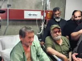 عیادت اکبر عبدی از امین آقا فرزانه؛ دیدار هنرمند با شاهزاده لاتی ایران
