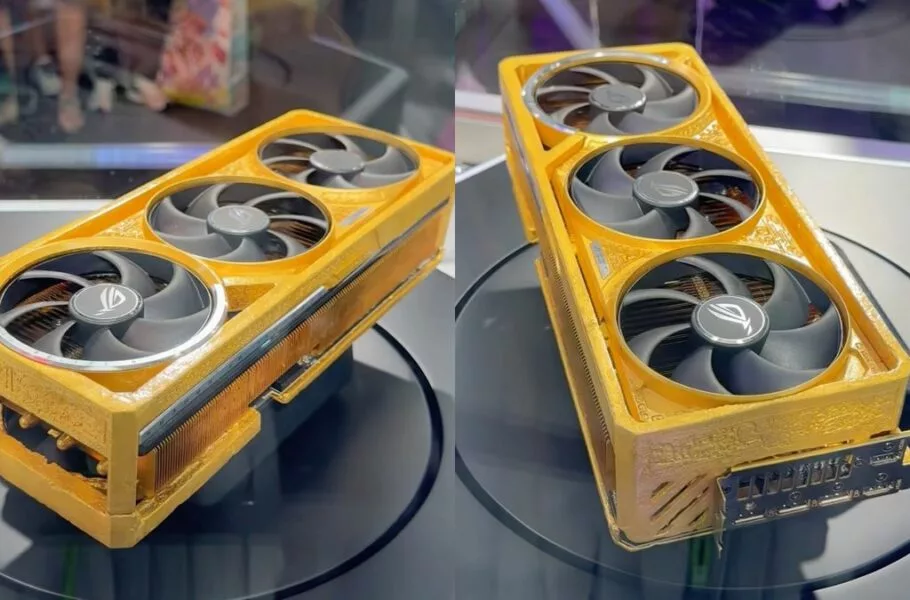 ایسوس ROG RTX 5090 با روکش طلا؛ گران‌ ترین و سنگین‌ ترین کارت گرافیک جهان