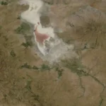دریاچه ارومیه برای اولین بار در تاریخ در آستانه خشک شدن کامل قرار گرفت