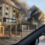 انفجار شدید در نزدیکی ساختمان رادیو و تلویزیون سوریه؛ علت نامشخص