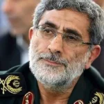 حضور سردار قاآنی در مراسم بزرگداشت شهید محمدسعید ایزدی