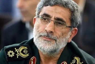 حضور سردار قاآنی در مراسم بزرگداشت شهید محمدسعید ایزدی
