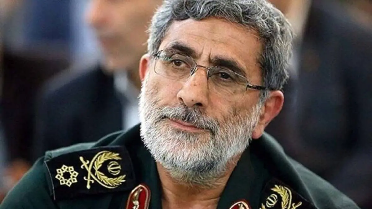 حضور سردار قاآنی در مراسم بزرگداشت شهید محمدسعید ایزدی