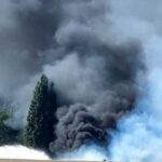 سقوط هواپیما انگلیس در جنوب لندن؛ انفجار مهیب در لندن