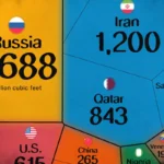 دارنده بزرگ ترین ذخایر گاز در جهان کدام کشور است؛ ایران یا روسیه