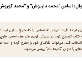 ممنوعیت ثبت نام کوروش و کورش برای نوزادان پسر در ثبت احوال