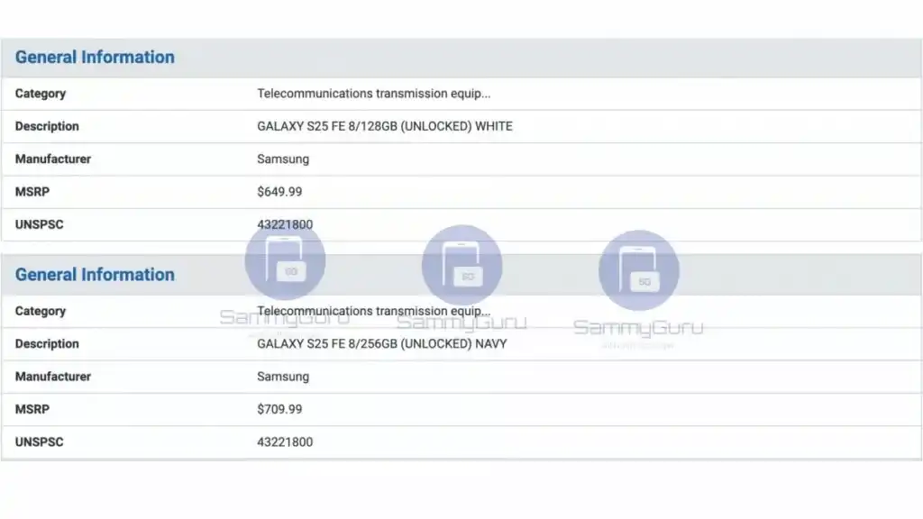 قیمت گلکسی S25 FE در آمریکا فاش شد - سامسونگ آماده رقابت در بازار پرچمداران اقتصادی