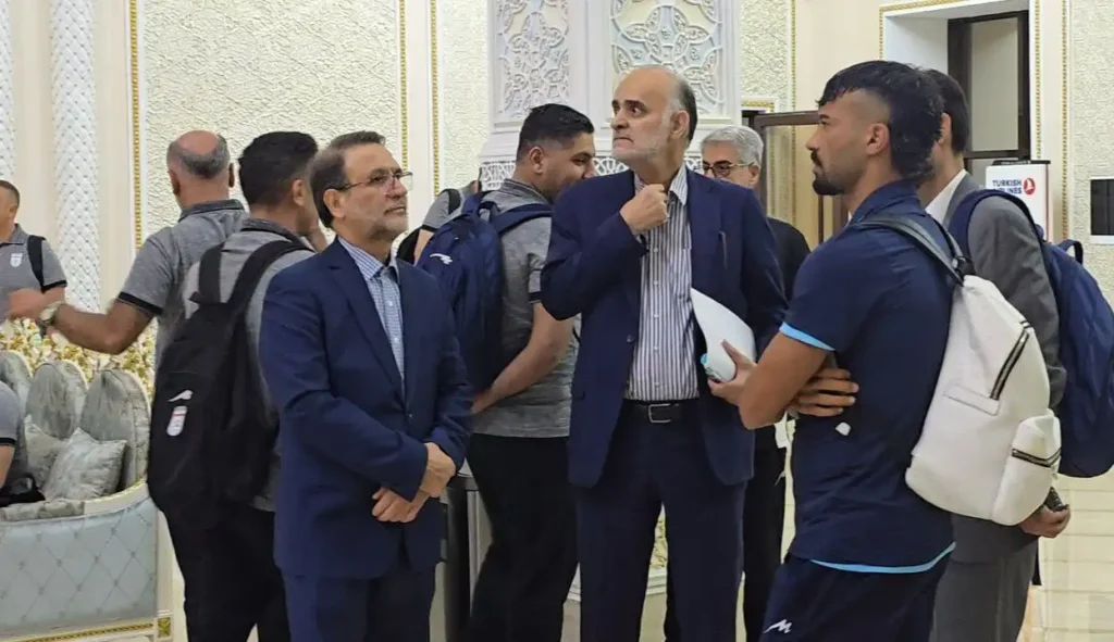 استقبال گرم در تاجیکستان از تیم ملی ایران - اقامت در هتل اطلس و آمادگی برای دیدار با افغانستان