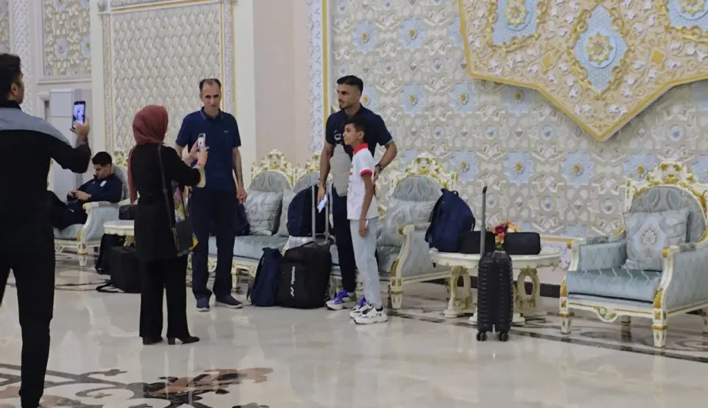 استقبال گرم در تاجیکستان از تیم ملی ایران - اقامت در هتل اطلس و آمادگی برای دیدار با افغانستان