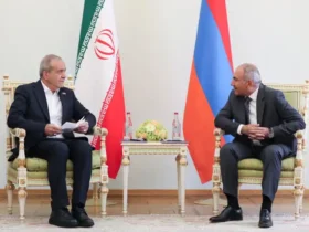 مذاکرات خصوصی پزشکیان و پاشینیان در ایروان آغاز شد