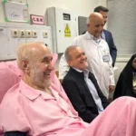 عیادت مسعود پزشکیان و چهره‌های سیاسی از سید محمد خاتمی