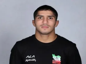 علی مومنی در مسابقات جهانی کشتی ضربه فنی شد