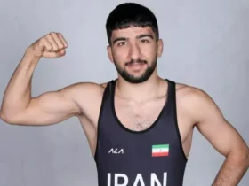 احمدی ۱۸ ساله تاریخ‌ ساز شد شکست عزیزلی و صعود به فینال کشتی فرنگی جهان