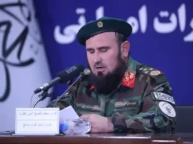 رئیس نیروهای مسلح طالبان: افغانستان با هر نوع زبان زور مقابله خواهد کرد