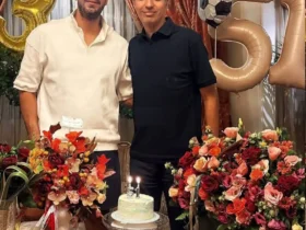 عادل فردوسی‌پور جشن تولد ۵۱ سالگی‌اش را کنار برادرش برگزار کرد