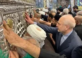 قالیباف در سفر به قم به زیارت حرم حضرت معصومه(س) مشرف شد