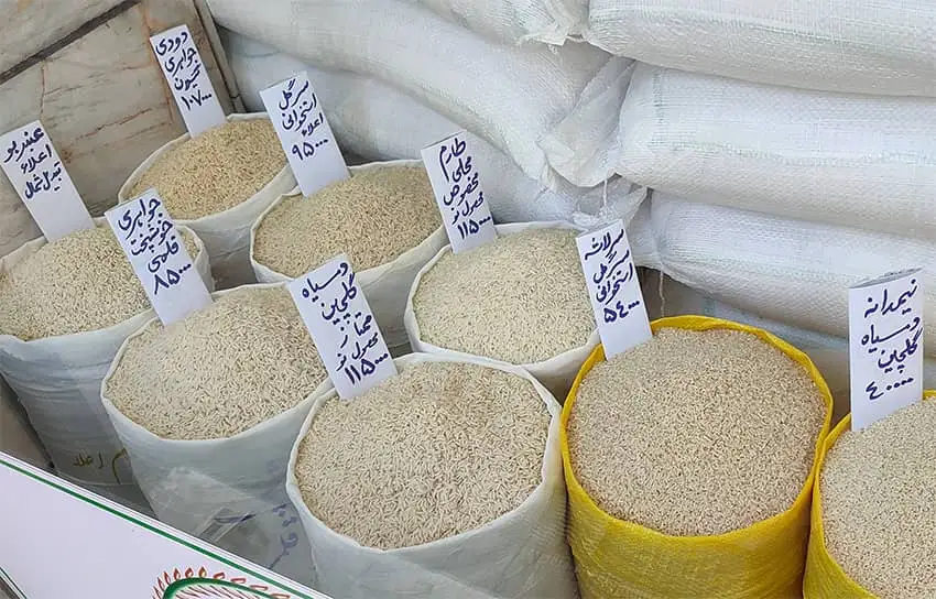 تفاوت ۲۶۰ هزار تومانی میان برنج ایرانی و خارجی در بازار ایران