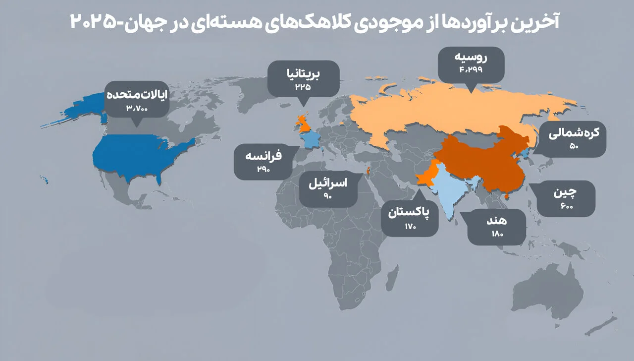 کدام ۹ کشور مالک همه کلاهکهای هستهای جهان اند؟