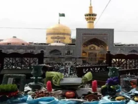 آداب و رسوم نوروز در مشهد - مراسم لحظه سال تحویل در حرم امام رضا