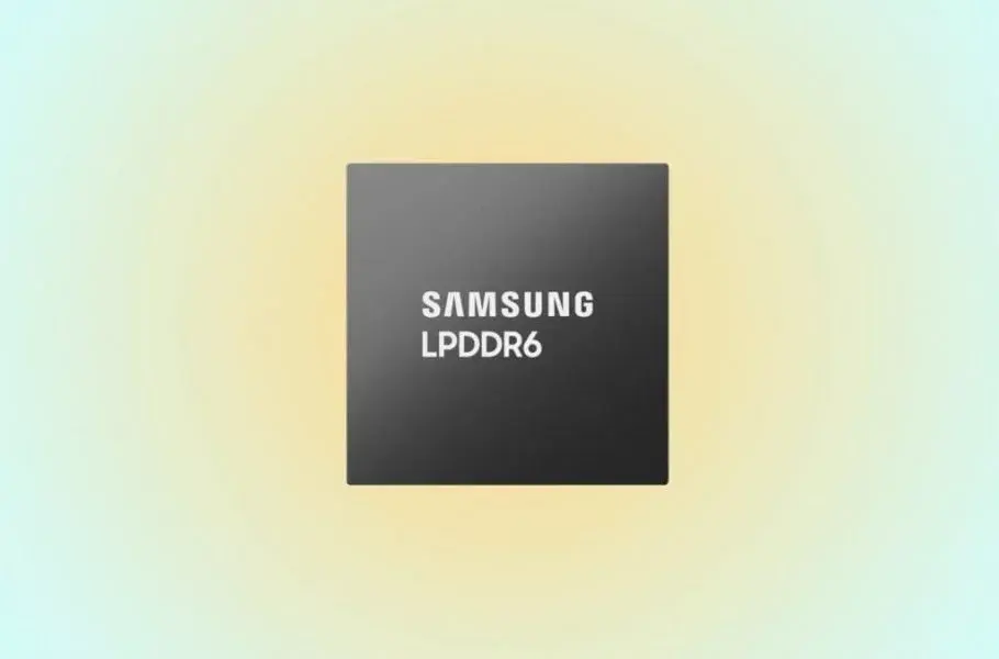 سامسونگ از تراشه رم LPDDR6 رونمایی کرد؛ آماده برای گلکسی S26