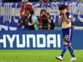 مصدومیت سنگین مینامینو ستاره ژاپن و تهدید حضور در جام جهانی ۲۰۲۶