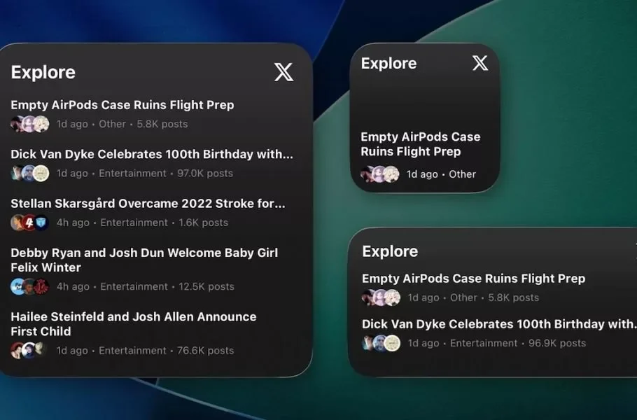 انتظار پنجساله کاربران iOS پایان یافت؛ ویجتهای ایکس منتشر شد