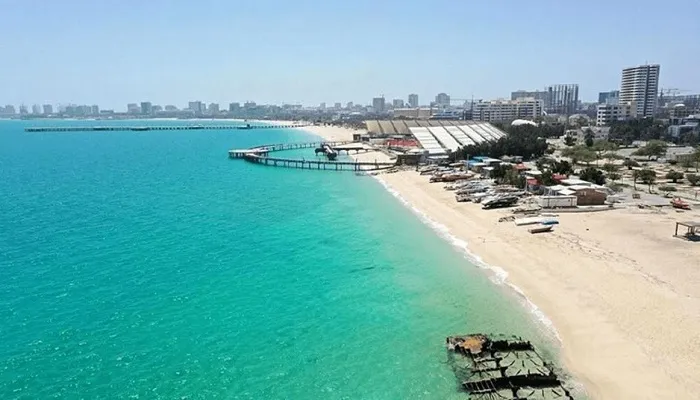 محدوده اختصاصی شنا و آموزش پلاژ آقایان کیش