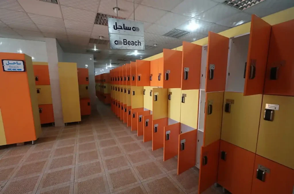 بخش‌ های مختلف پلاژ بانوان کیش