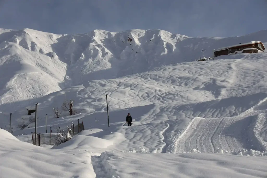 موقعیت جغرافیایی پیست اسکی شمشک