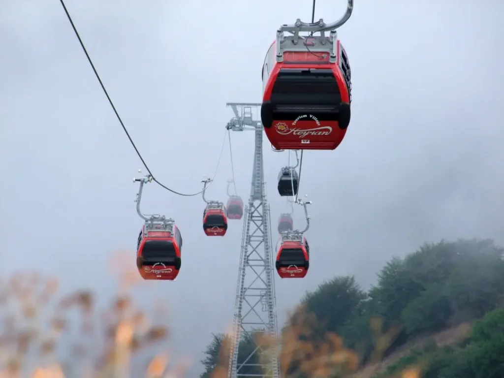 تله کابین حیران (بزرگ‌ ترین تله کابین شمال ایران)