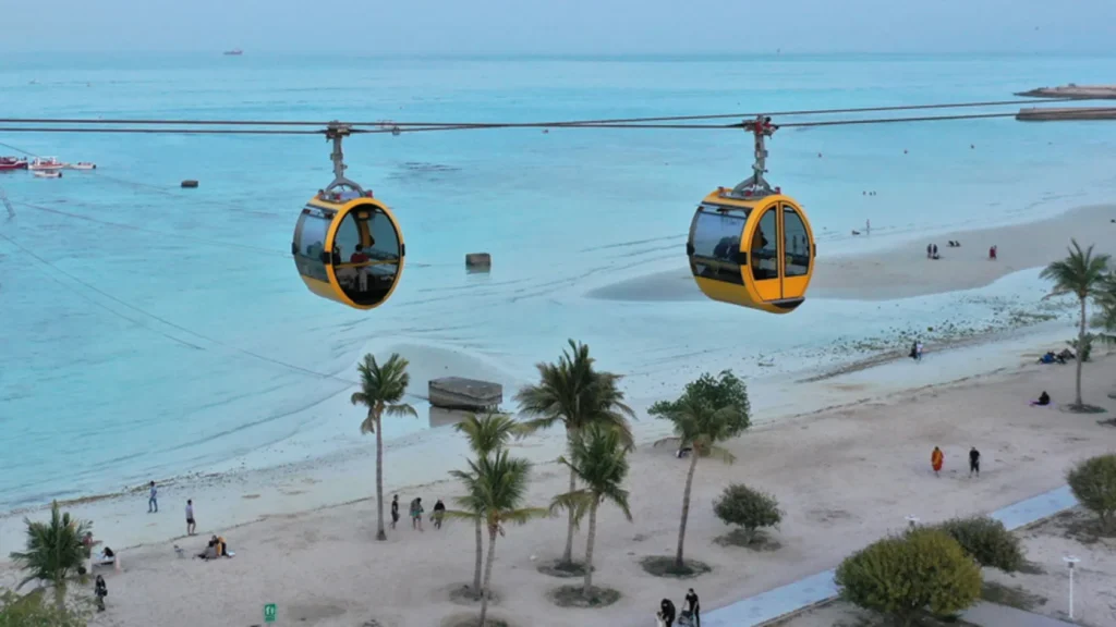 تله کابین میکامال کیش (بروزترین تله کابین ایران) 